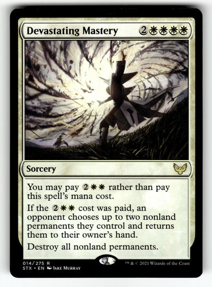 Devastating Mastery – 14 STX: Strixhaven: School of Mages R NM