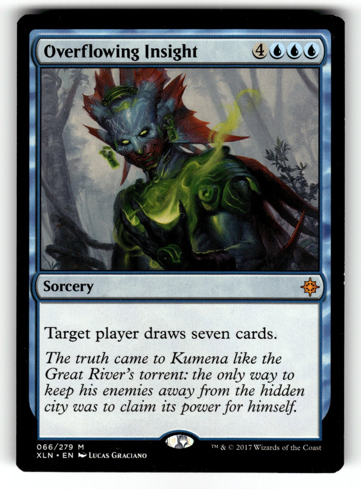 Overflowing Insight – 66 XLN: Ixalan M NM