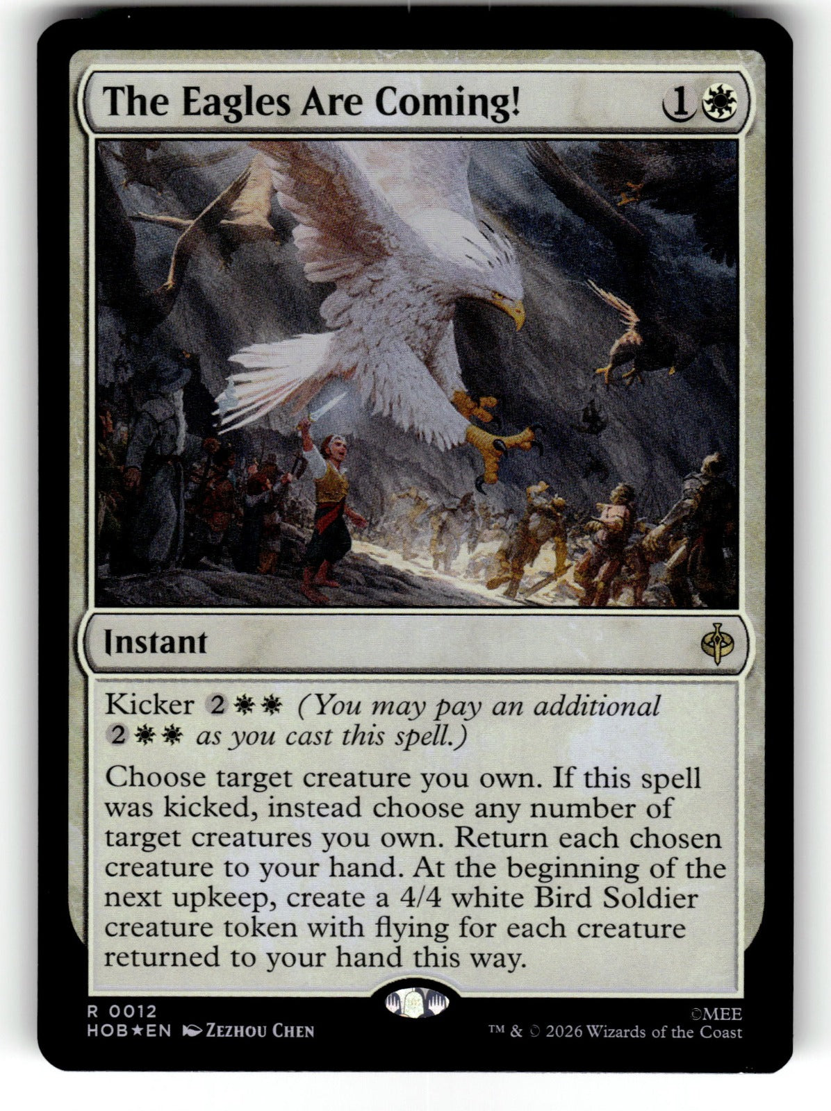 The Eagles Are Coming! – 12 HOB: The Hobbit R Foil NM