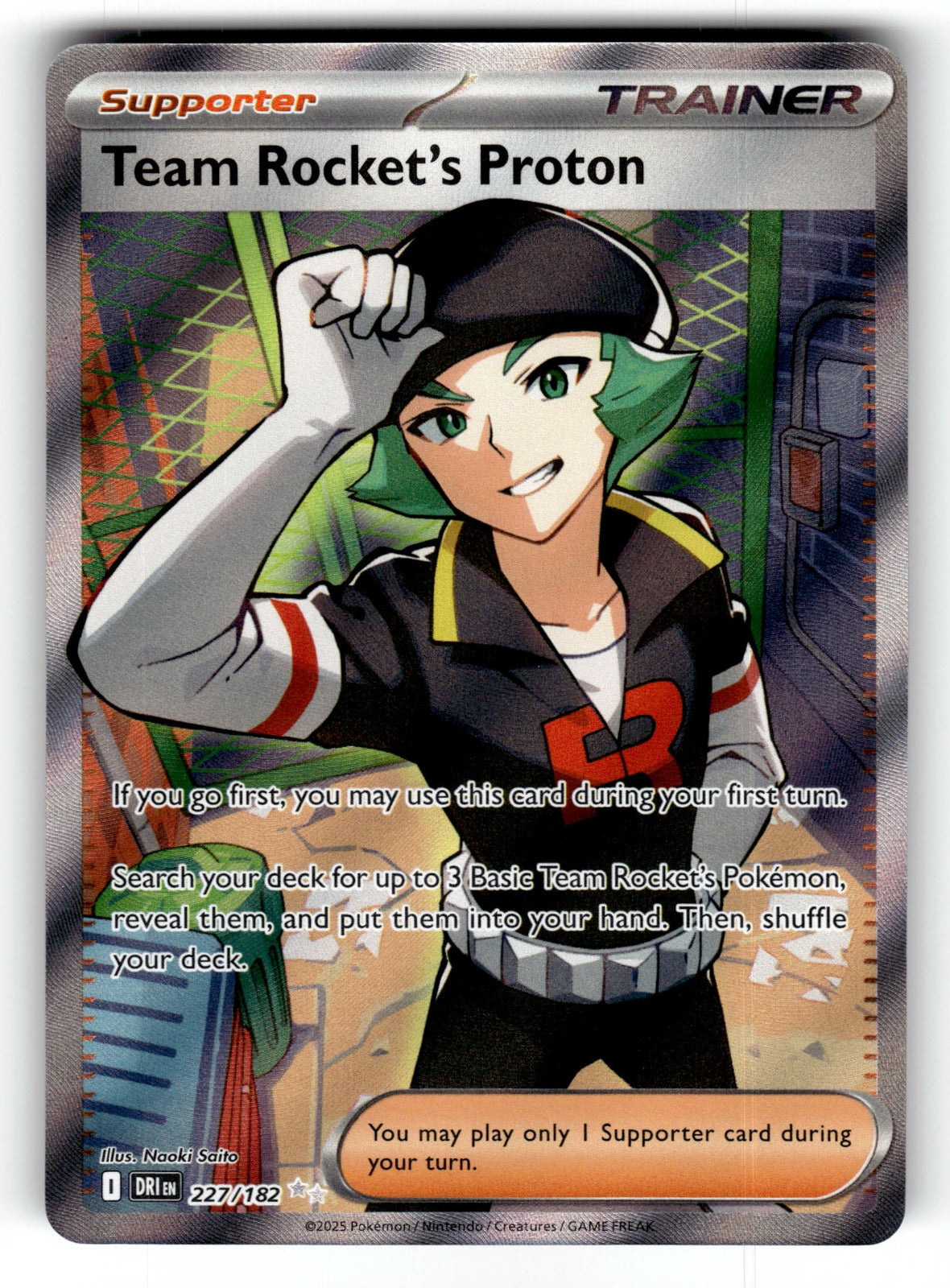 Team Rocket's Proton – 227/182 DRI: SV10: Destined Rivals Ultra Rare Holo NM