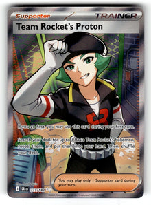 Team Rocket's Proton – 227/182 DRI: SV10: Destined Rivals Ultra Rare Holo NM