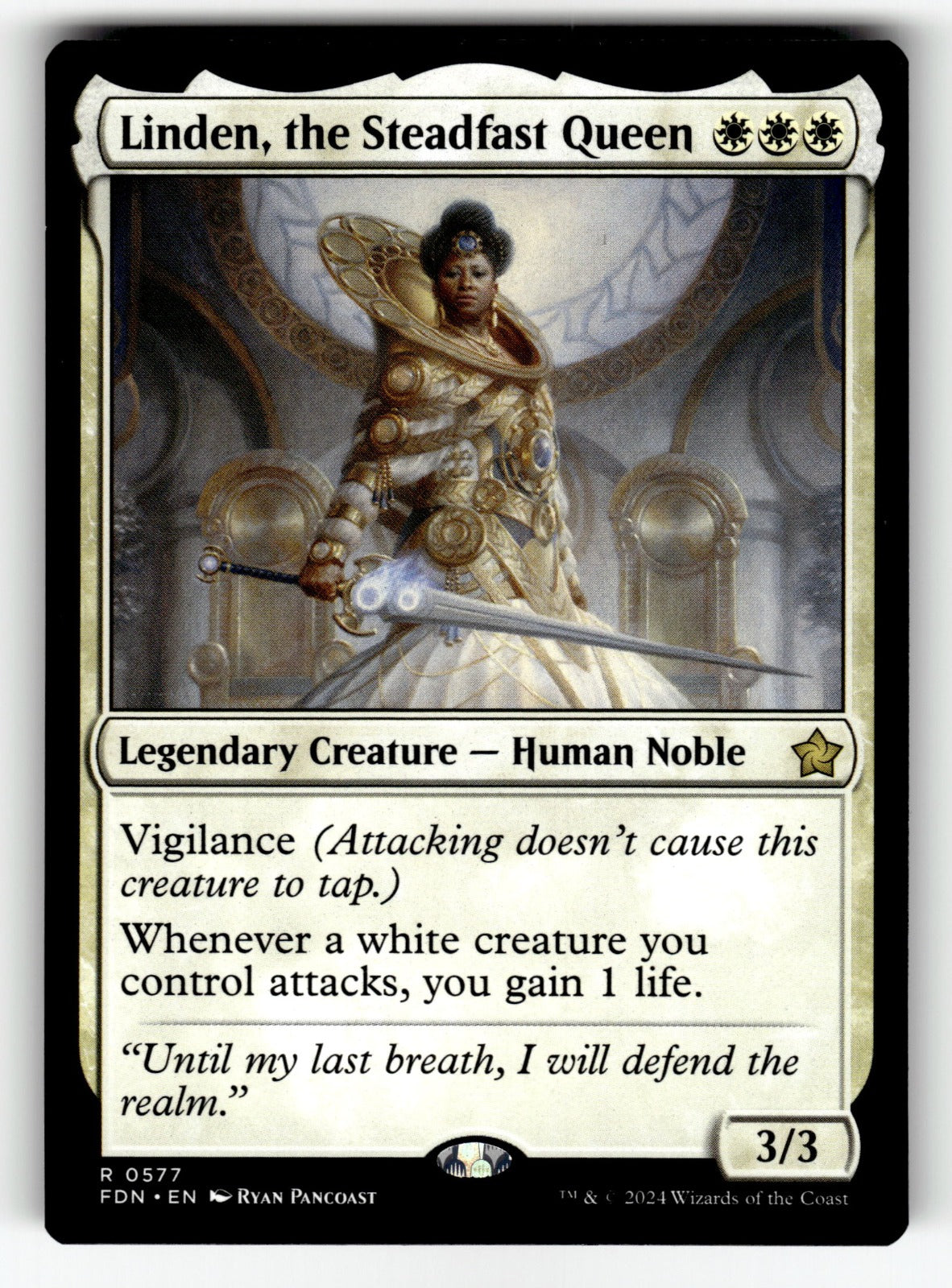 Linden, the Steadfast Queen () – 577 FDN: Foundations R NM
