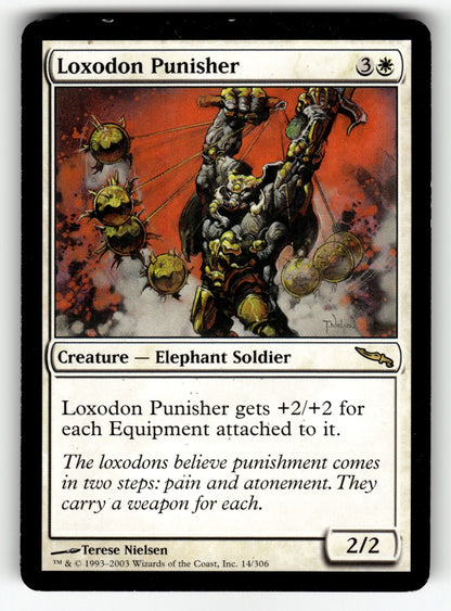 Loxodon Punisher – 14 MRD: Mirrodin R LP