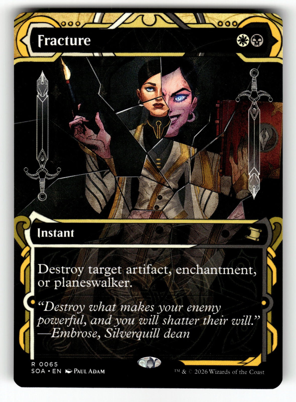 Fracture – 65 SOA: Secrets of Strixhaven: Mystical Archive R NM