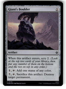 Giant's Boulder – 173 HOB: The Hobbit C Foil NM