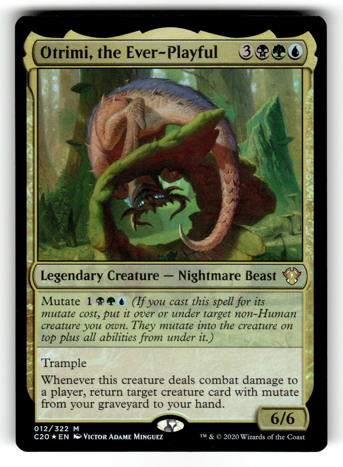 Otrimi, the Ever-Playful – 12 C20: Commander 2020 M Foil NM