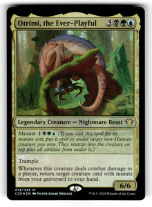 Otrimi, the Ever-Playful – 12 C20: Commander 2020 M Foil NM