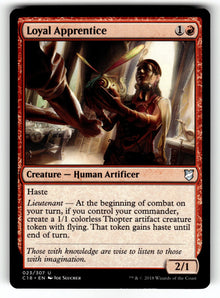 Loyal Apprentice – 23 C18: Commander 2018 U LP