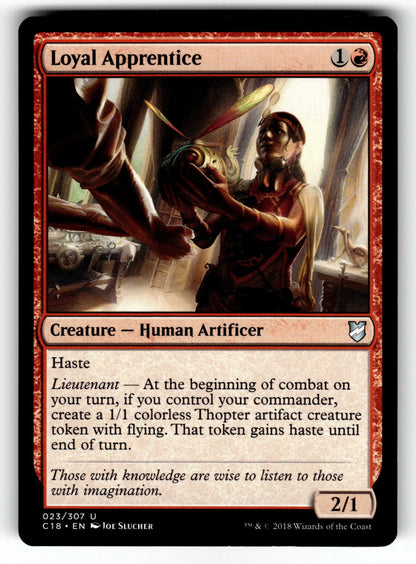 Loyal Apprentice – 23 C18: Commander 2018 U LP