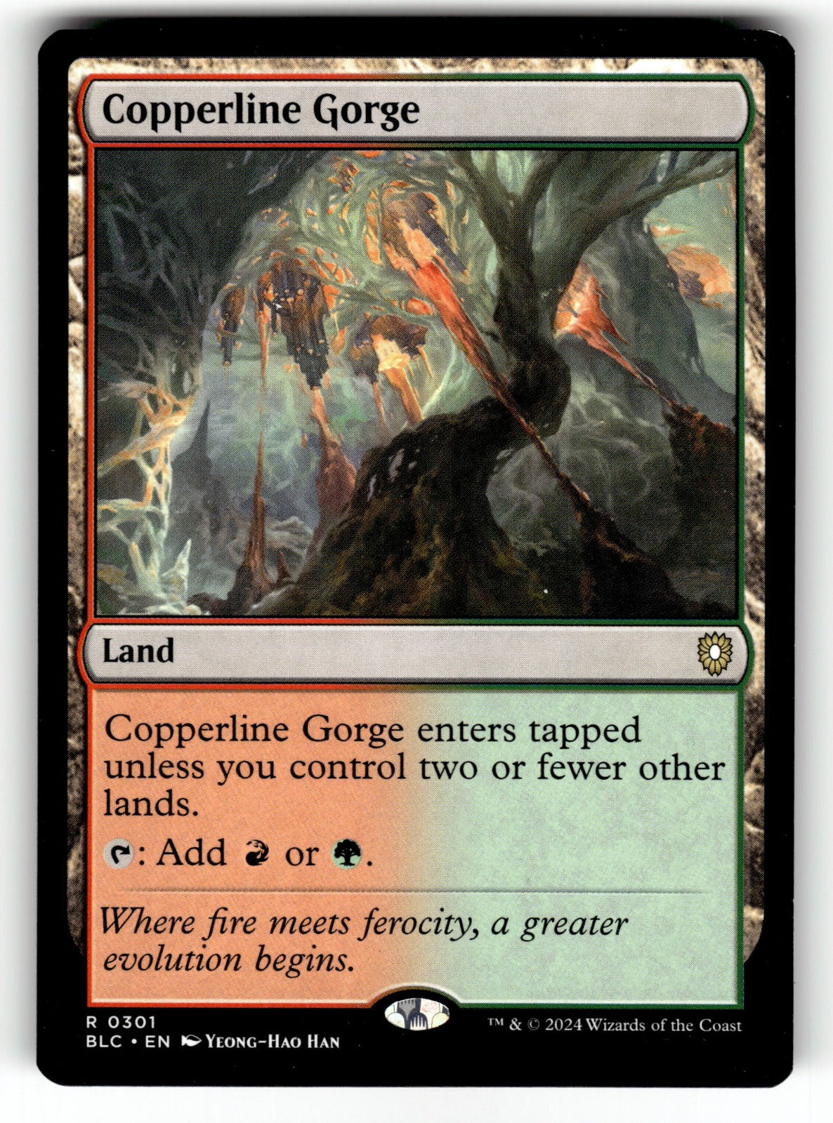 Copperline Gorge – 301 BLC: Commander: Bloomburrow R LP