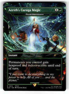 Aerith's Curaga Magic - Heroic Intervention – 1872 SLD: Secret Lair Drop Series R LP