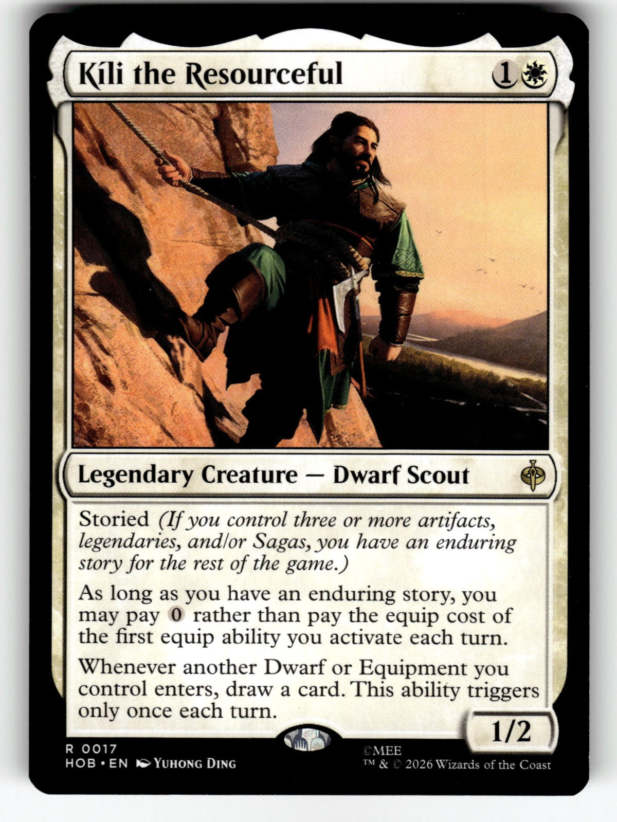 Kili the Resourceful – 17 HOB: The Hobbit R NM