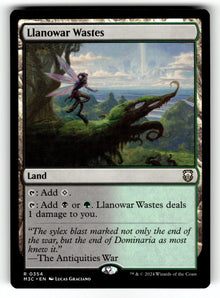 Llanowar Wastes – 354 M3C: Commander: Modern Horizons 3 R NM