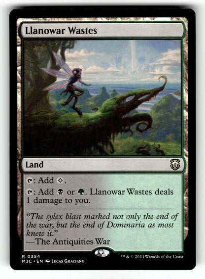 Llanowar Wastes – 354 M3C: Commander: Modern Horizons 3 R NM