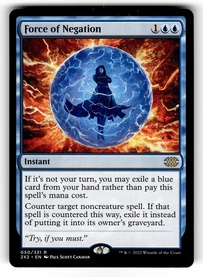Force of Negation – 50 2X2: Double Masters 2022 R NM