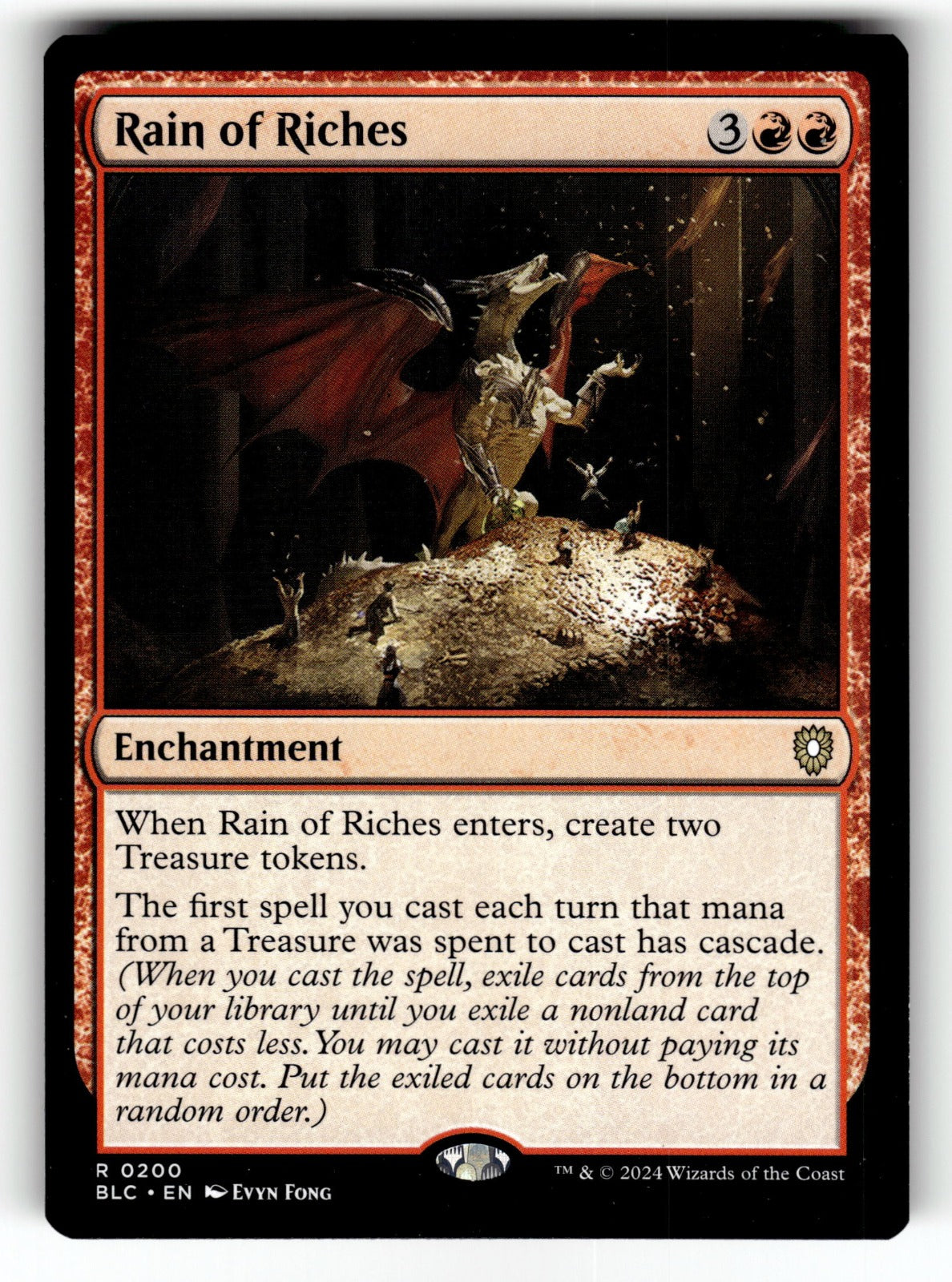 Rain of Riches – 200 BLC: Commander: Bloomburrow R NM