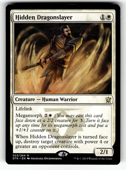 Hidden Dragonslayer – 23 DTK: Dragons of Tarkir R NM