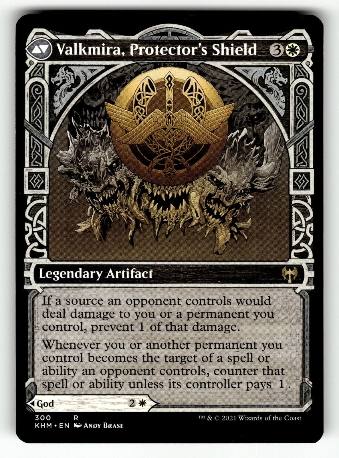 Reidane, God of the Worthy (Showcase) – 300 KHM: Kaldheim R NM (Back)