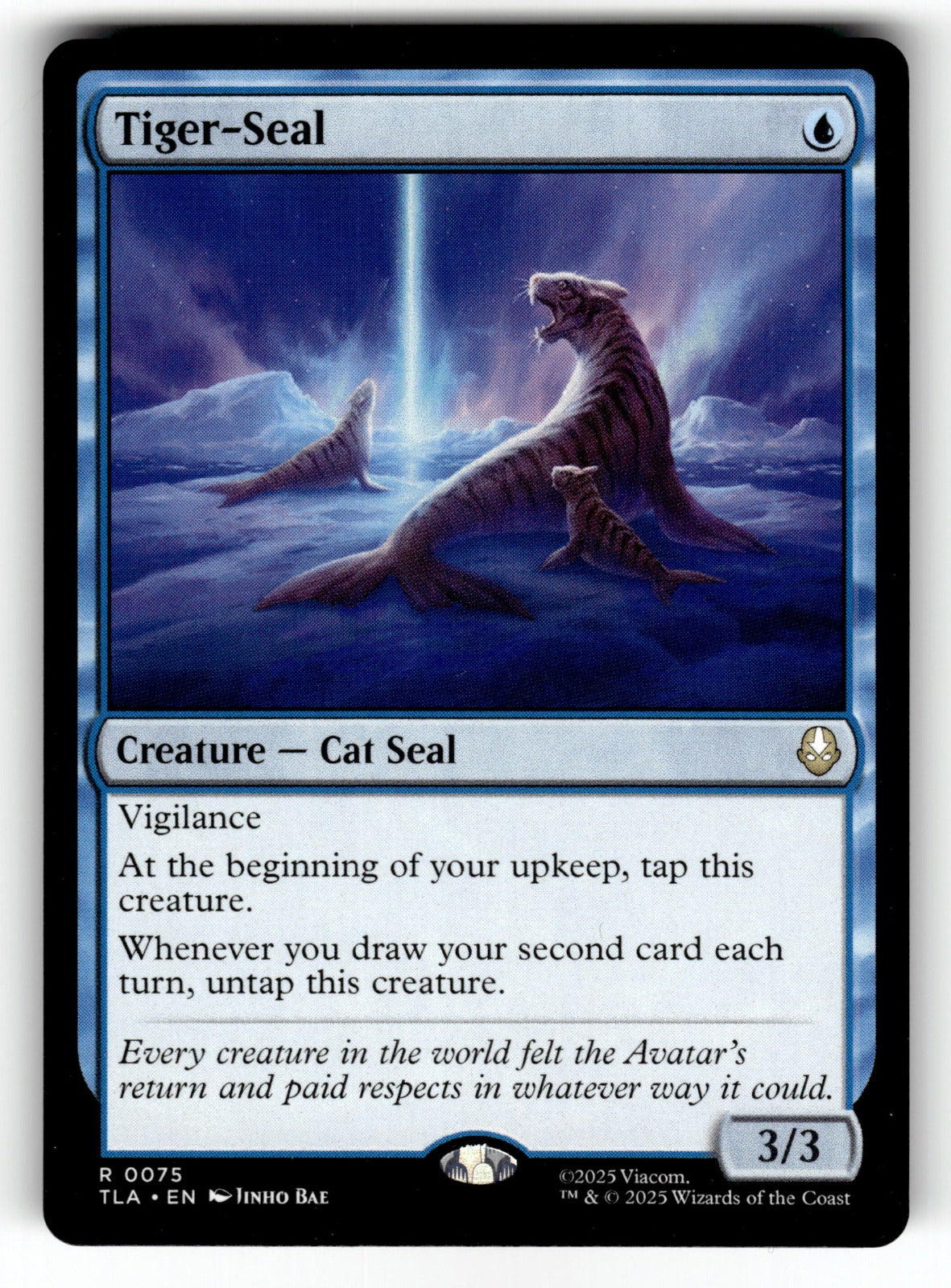 Tiger-Seal – 75 TLA: Avatar: The Last Airbender R NM