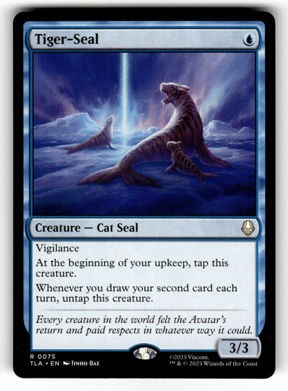 Tiger-Seal – 75 TLA: Avatar: The Last Airbender R NM