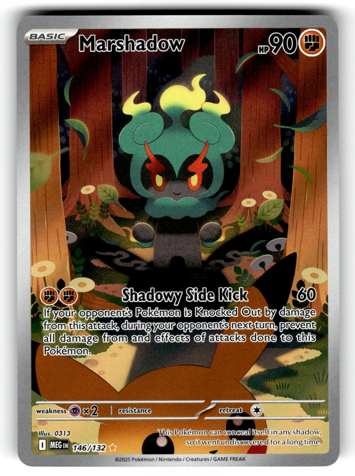 Marshadow – 146/132 MEG: ME01: Mega Evolution Illustration Rare Holo NM