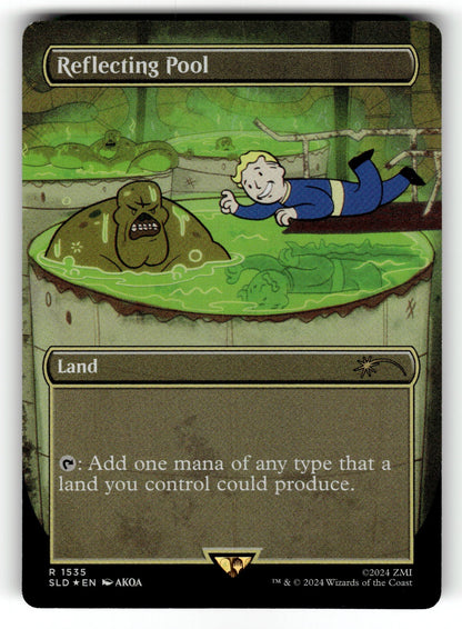 Reflecting Pool (Rainbow Foil) – 1535 SLD: Secret Lair Drop Series R Foil NM