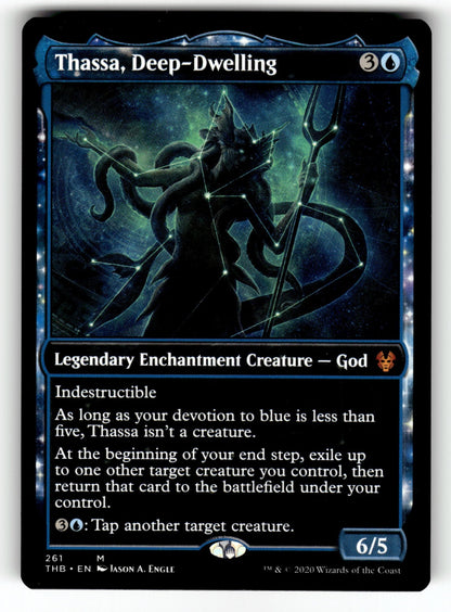 Thassa, Deep-Dwelling (Showcase) – 261 THB: Theros Beyond Death M NM