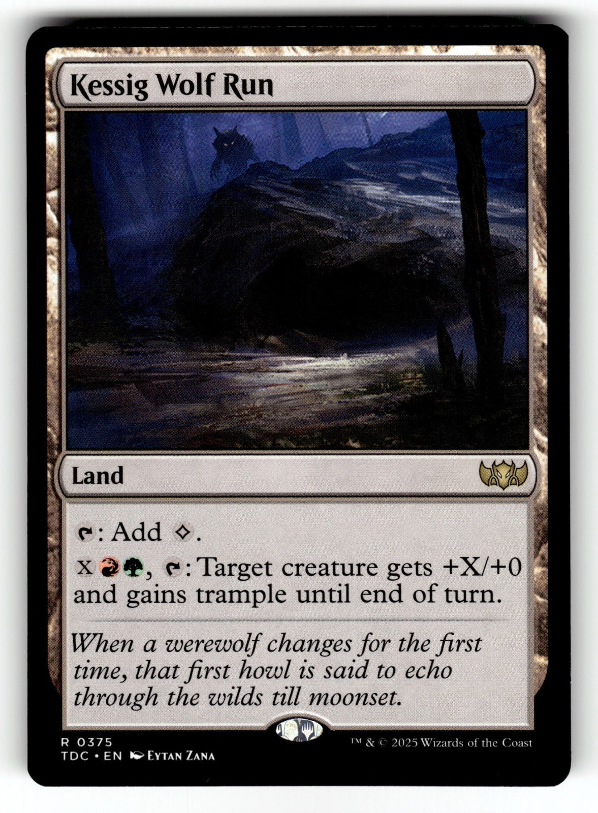 Kessig Wolf Run – 375 TDC: Commander: Tarkir: Dragonstorm R NM