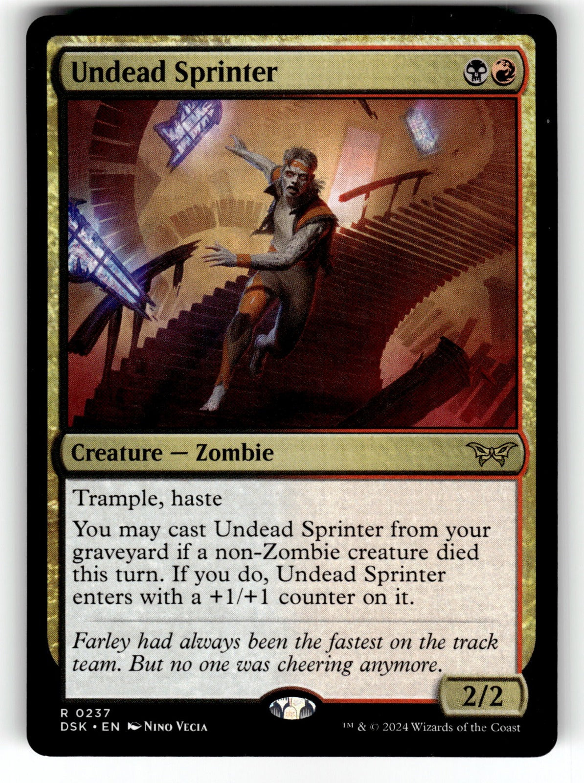 Undead Sprinter – 237 DSK: Duskmourn: House of Horror R NM