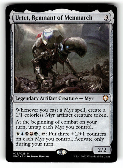 Urtet, Remnant of Memnarch – 28 ONC: Commander: Phyrexia: All Will Be One M NM