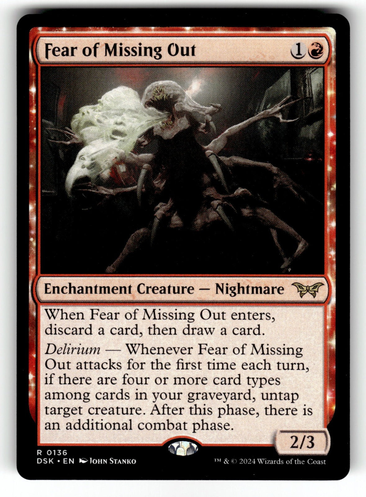 Fear of Missing Out – 136 DSK: Duskmourn: House of Horror R NM