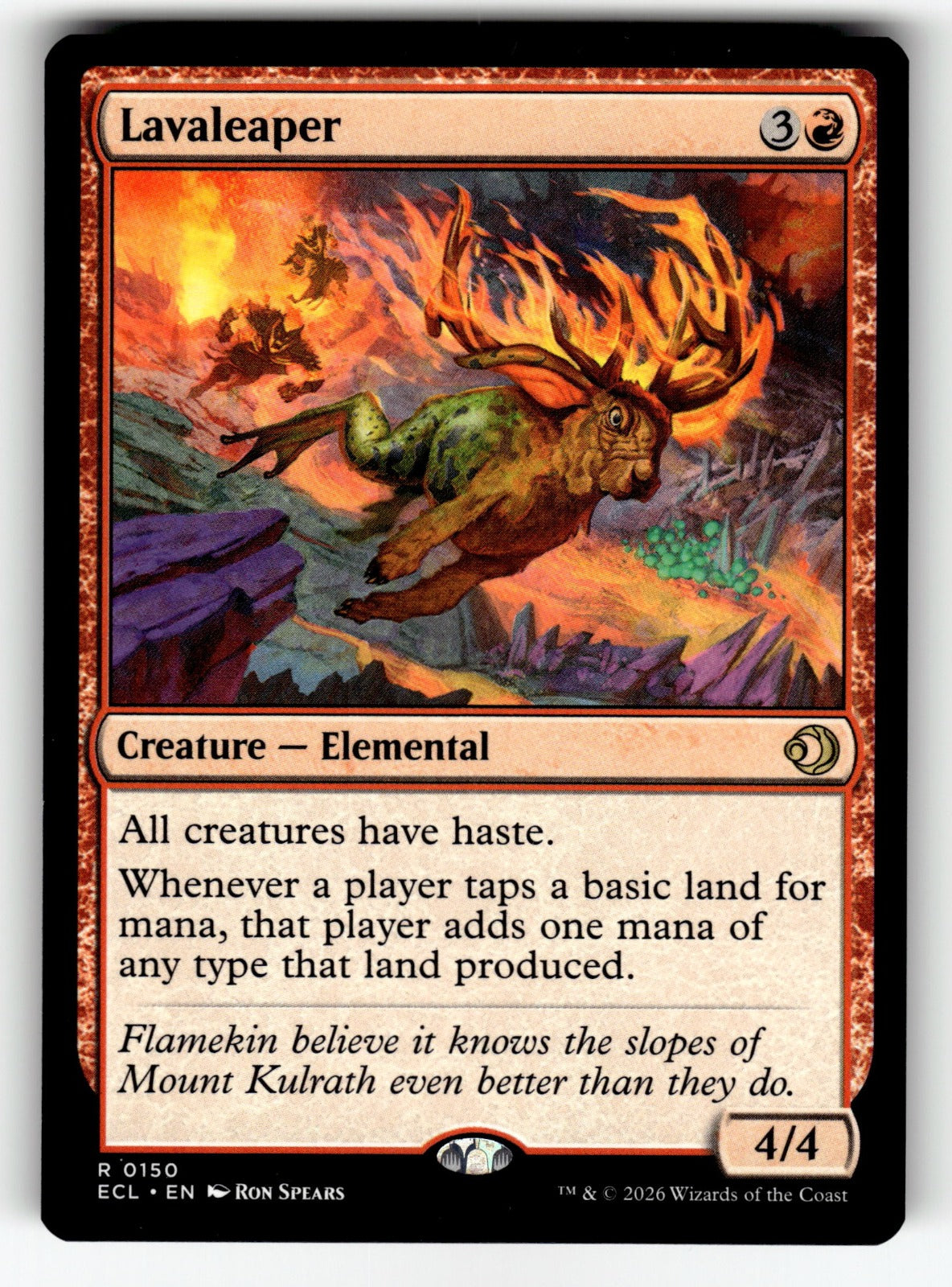 Lavaleaper – 150 ECL: Lorwyn Eclipsed R NM