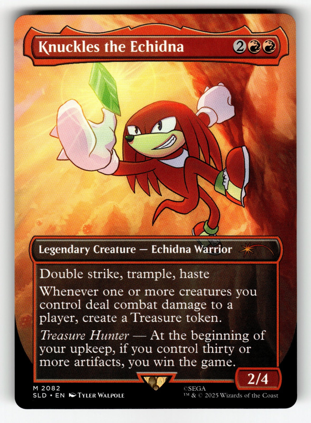 Knuckles the Echidna – 2082 SLD: Secret Lair Drop Series M NM