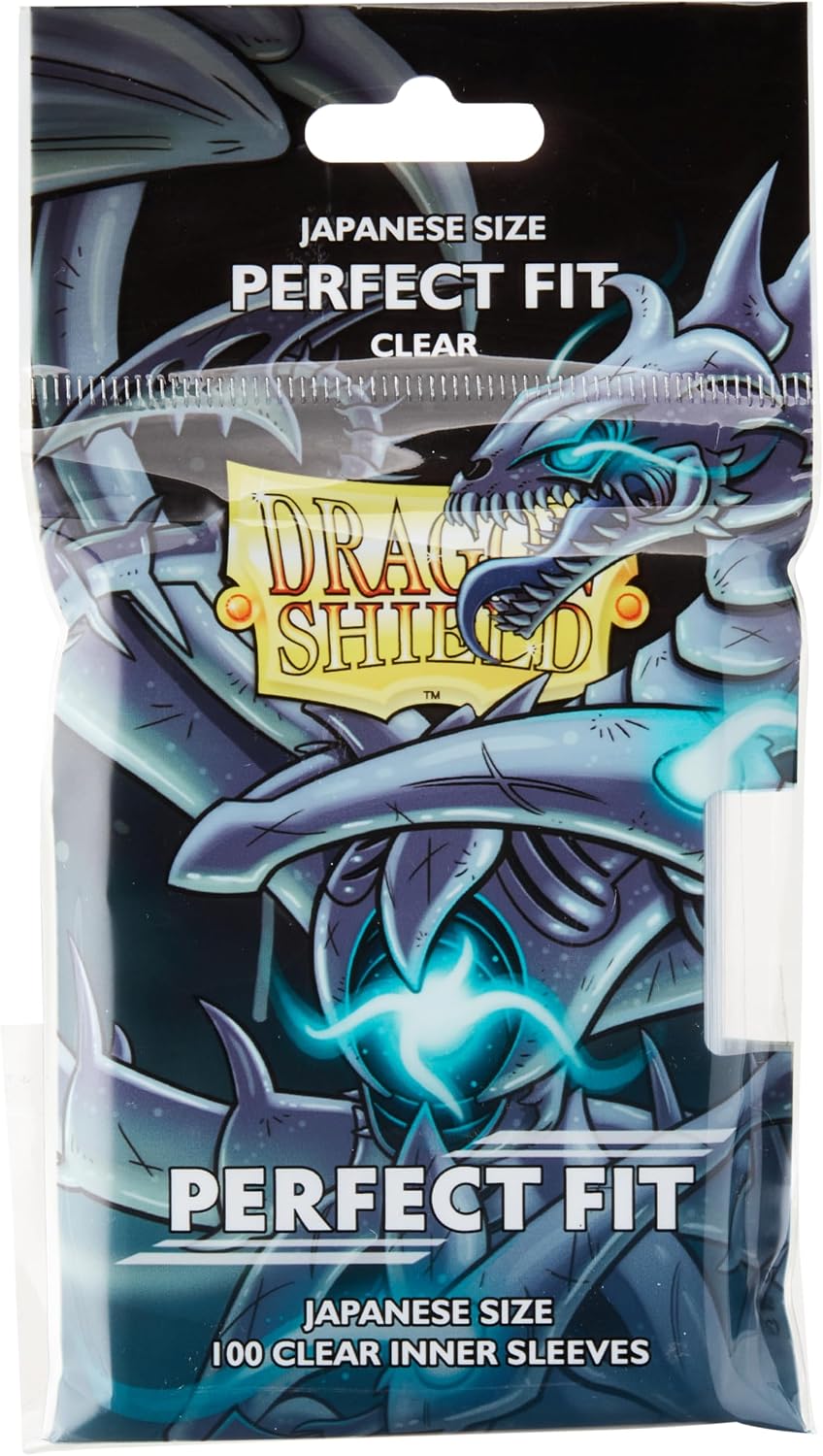 Dragon Shield Japanese Card Sleeves – Perfect Fit Toploaders Japanese Clear 100CT - MTG Card Sleeves are Smooth & Tough – Compatible with Pokemon, Yugioh, & Magic the Gathering Card Sleeves