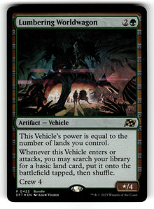 Lumbering Worldwagon (DFT Bundle) – 422 UMP: Unique and Miscellaneous Promos P Foil NM