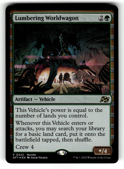 Lumbering Worldwagon (DFT Bundle) – 422 UMP: Unique and Miscellaneous Promos P Foil NM