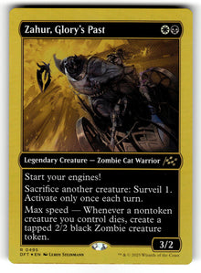 Zahur, Glory's Past (First-Place Foil) – 495 DFT: Aetherdrift R Foil NM