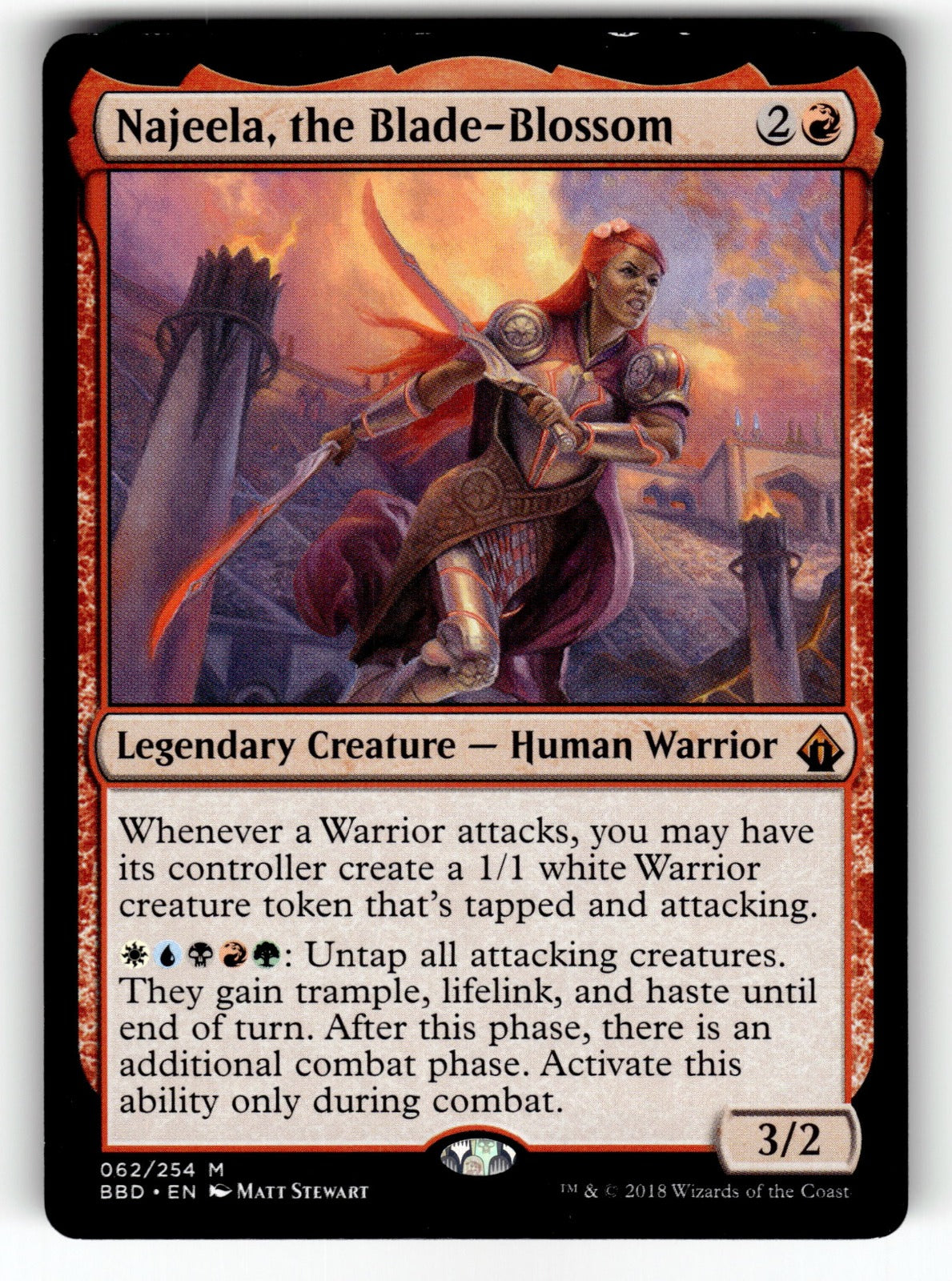 Najeela, the Blade-Blossom – 62 BBD: Battlebond M LP