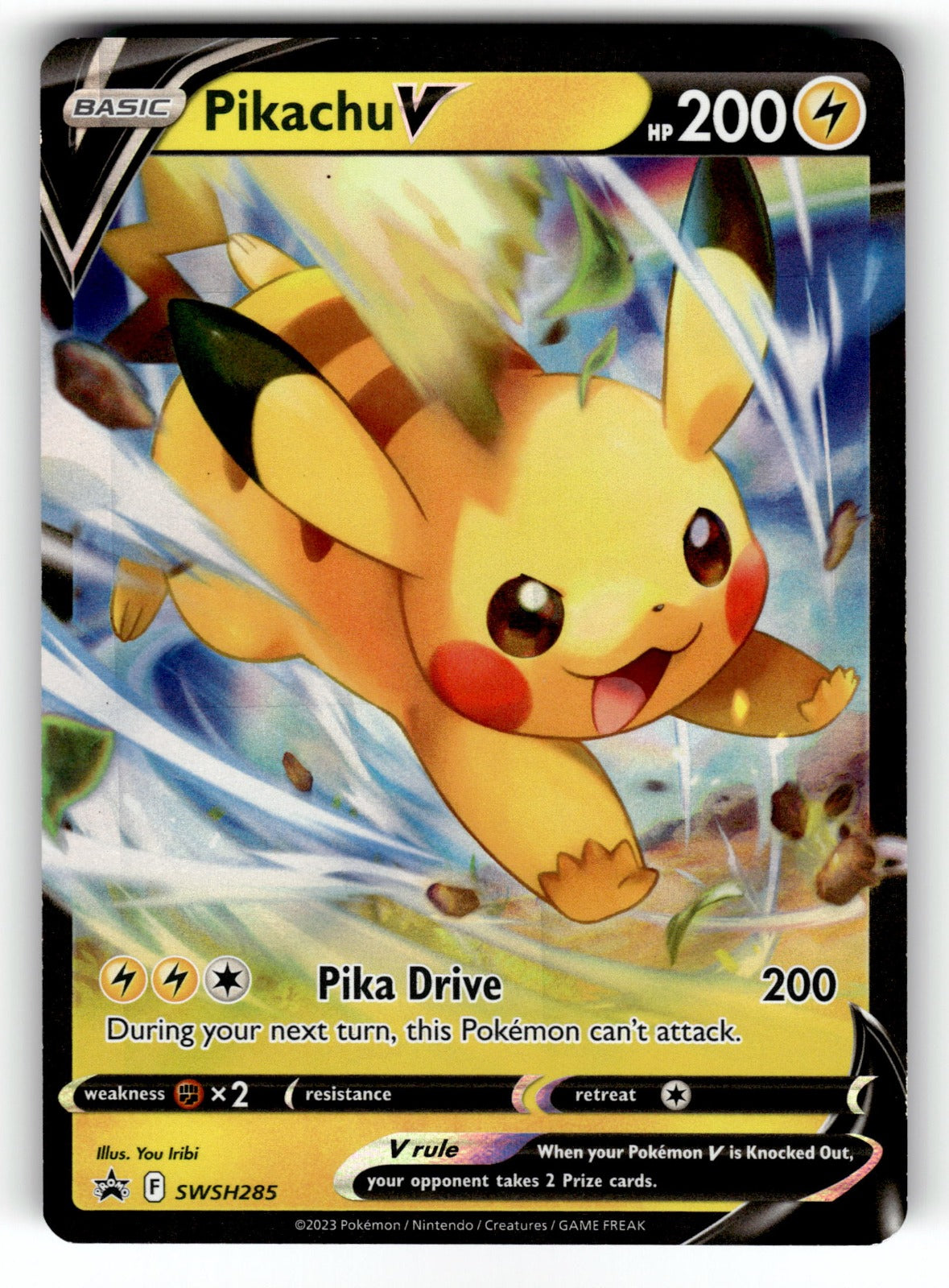 Pikachu V - SWSH285 SWSD: SWSH: Sword & Shield Promo Cards Promo Holo NM