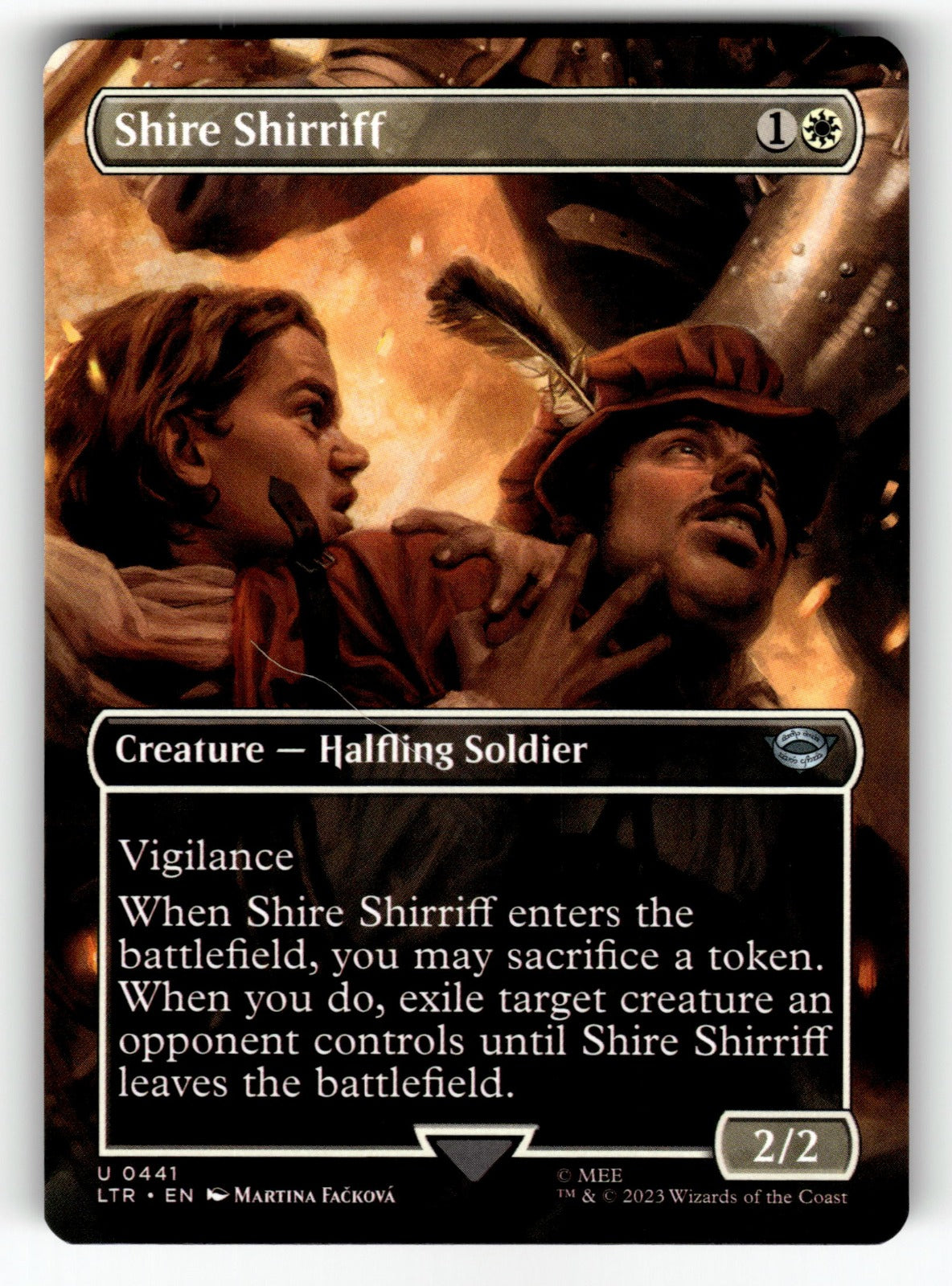 Shire Shirriff (Borderless) – 441 LTR: Universes Beyond: The Lord of the Rings: Tales of Middle-earth U NM