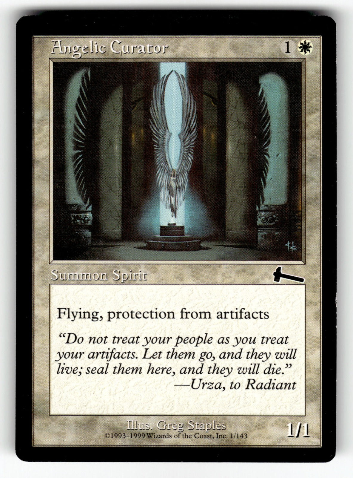 Angelic Curator – 1 ULG: Urza's Legacy C LP