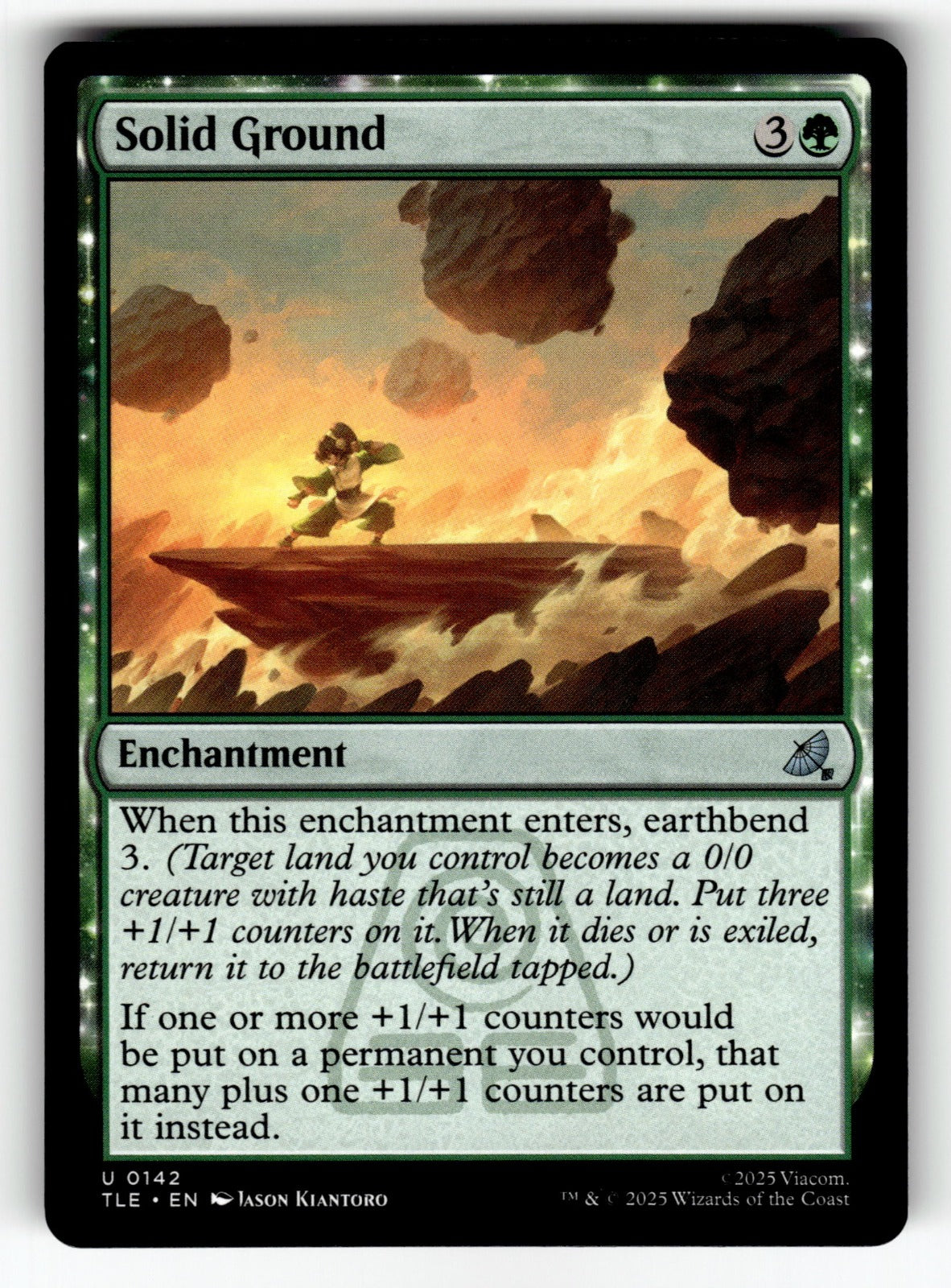 Solid Ground – 142 TLE: Avatar: The Last Airbender: Eternal-Legal U NM