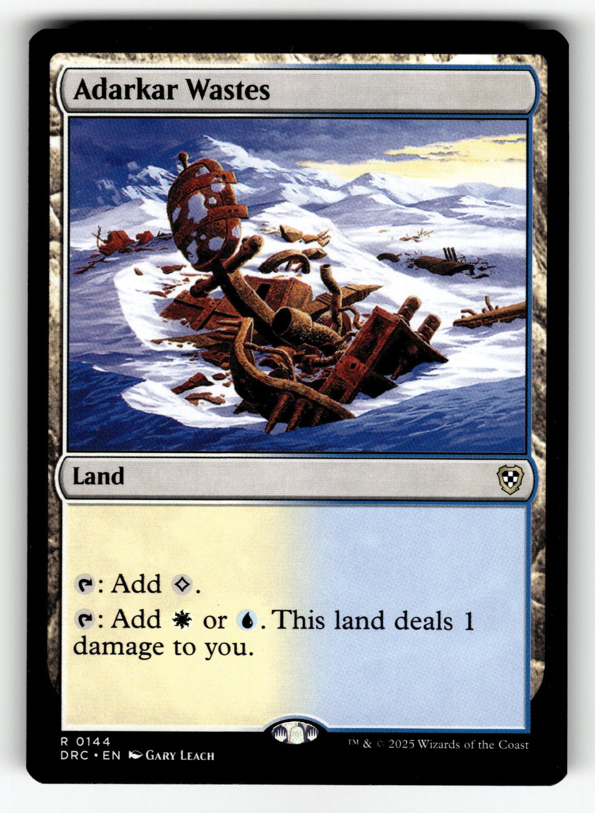 Adarkar Wastes – 144 DRC: Commander: Aetherdrift R NM