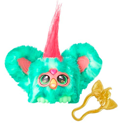 Furby Furblets Mello-Nee Summer Chill Mini Electronic Plush Toy for Girls & Boys School Backpack Charms
