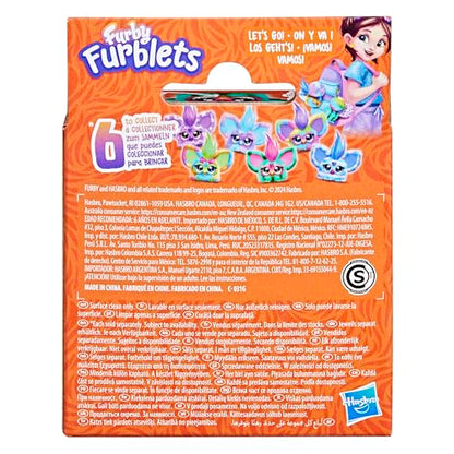 Furby Furblets Mello-Nee Summer Chill Mini Electronic Plush Toy for Girls & Boys School Backpack Charms