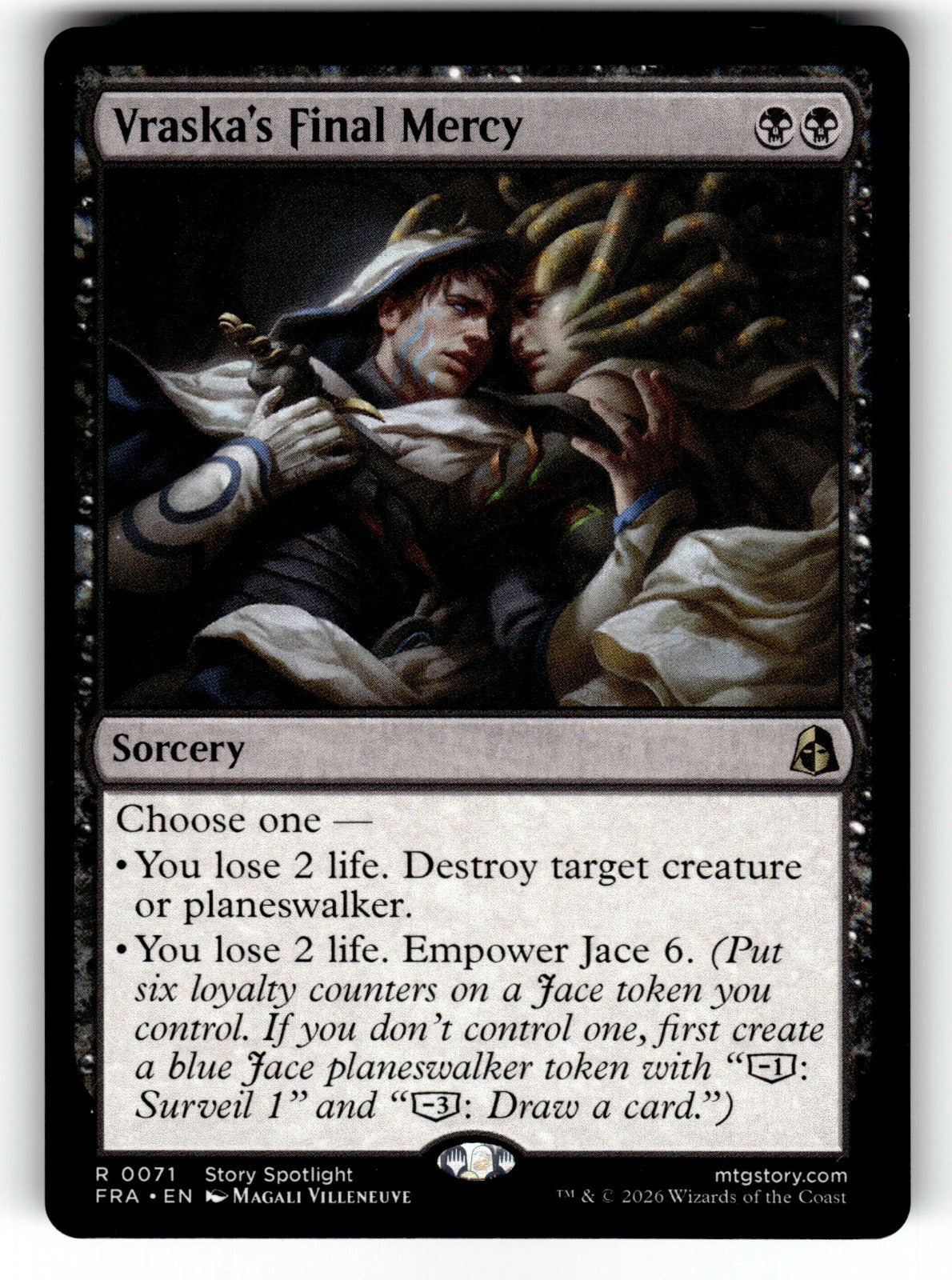 Vraska's Final Mercy – 71 FRA: Reality Fracture R NM