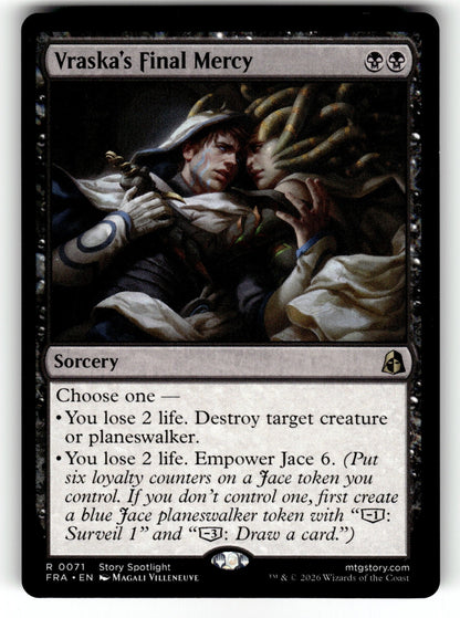 Vraska's Final Mercy – 71 FRA: Reality Fracture R NM