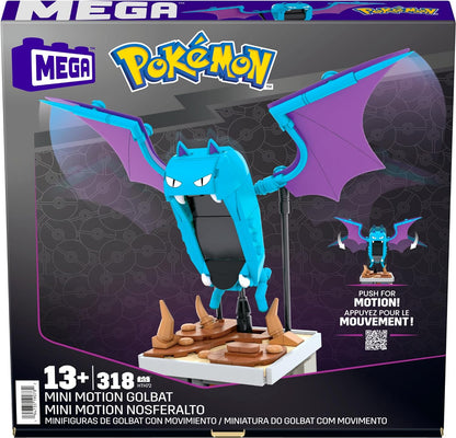 MEGA Pokemon Mini Motion Golbat Building Toy Kit (313 Pieces) for Collectors