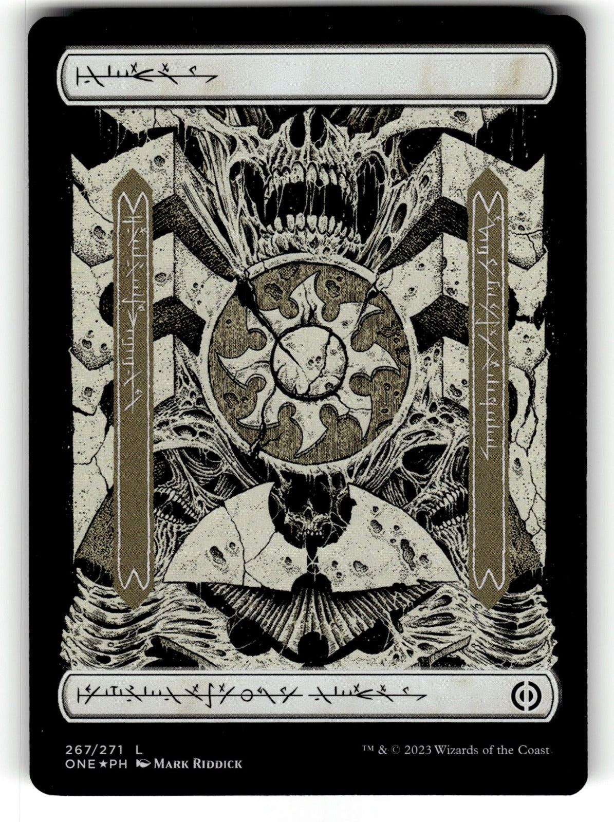 Plains () - Full Art – 267 ONE: Phyrexia: All Will Be One L Foil NM