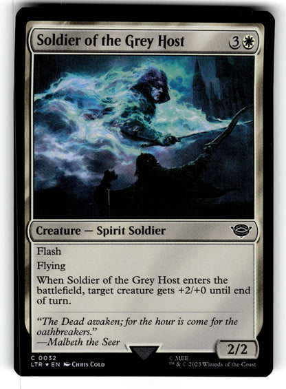 Soldier of the Grey Host – 32 LTR: Universes Beyond: The Lord of the Rings: Tales of Middle-earth C Foil NM